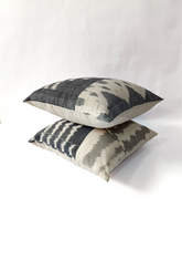 Ikat Cotton Cushion Cover.